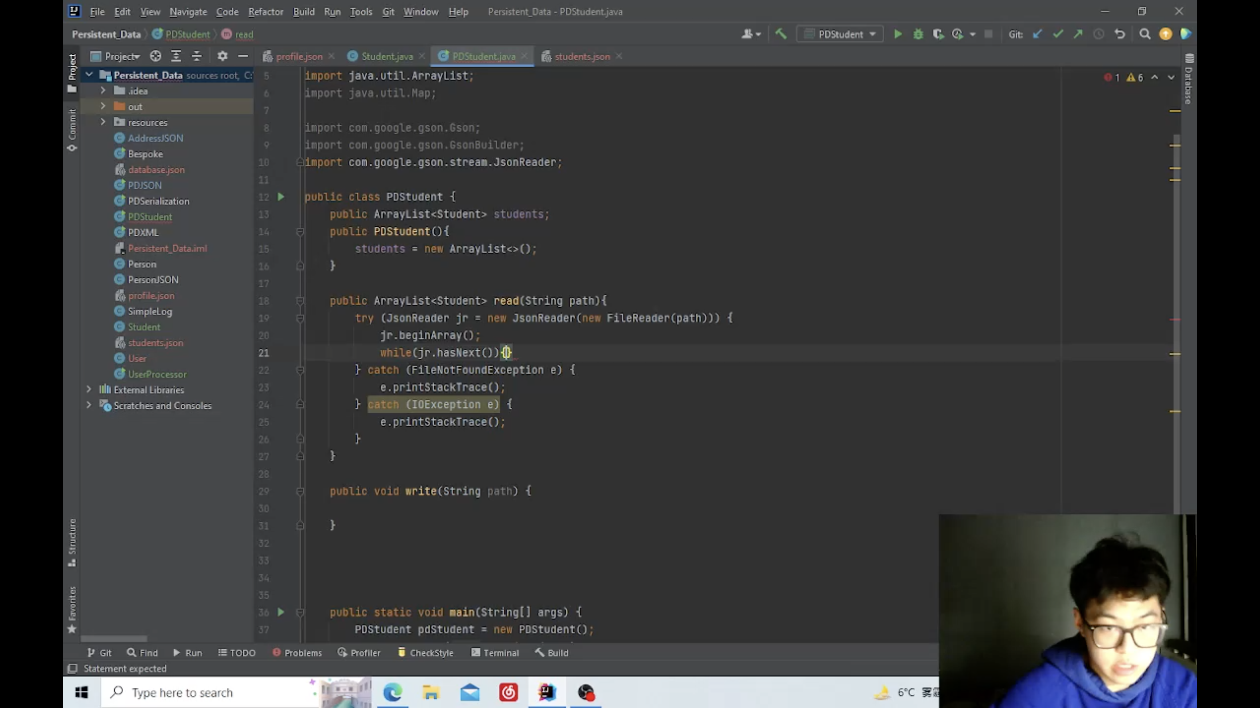 22S2 Read and write in Json file – William Yao